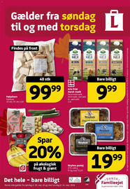 Løvbjerg tilbudsavis uge 38 Side 32: Pølsehorn €99,99, Arla frisk dansk mælk €9,99