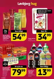 Løvbjerg tilbudsavis uge 38 Side 2: Pepsi Max el. Faxe Kondi sodavand €13,99