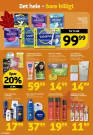 Løvbjerg tilbudsavis uge 38 Side 28: Kleenex el. Vaseline €14,99, Poly Swing hårstyling €19,99