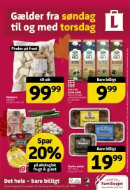 Løvbjerg tilbudsavis uge 38 Side 32: Pølsehorn €99,99, Arla frisk dansk mælk €9,99