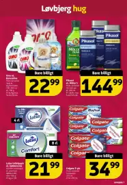 Løvbjerg tilbudsavis uge 38 Side 7: Lotus toilettepapir €21,99, Colgate 3-pk €34,99