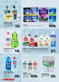 Kvickly tilbudsavis uge 38 Side 26: Coop optimal tørkost til katte €35,00, Vel opvaskemiddel €14,00
