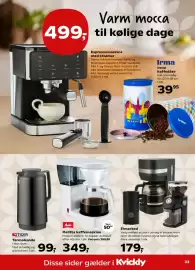 Kvickly tilbudsavis uge 38 Side 35: Espressomaskine med steamer €499,00, Elmarked €179,00