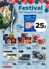 Kvickly tilbudsavis uge 38 Side 6: Steff Houlberg maxiretter, Tulip minifrikadeller eller schnitzel €36,00