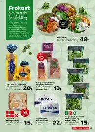 SuperBrugsen tilbudsavis uge 38 Side 13: Lurpak smør eller smørbar €22,00, Hanegal spegepølse €18,00