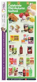 Sobeys flyer week 38 Page 4: Eight Treasures whole head-on shell-on raw shrimp €8,88, Kim phat potstickers €8,88