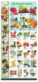 Sobeys flyer week 38 Page 6: Greenhouse Protein Shakes €0,99, Starkrimson Pears €2,88