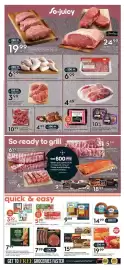 Sobeys flyer week 38 Page 7: Compliments Premium, Stuffed, Cardinal Roadhouse or Belmont Burgers €15,99