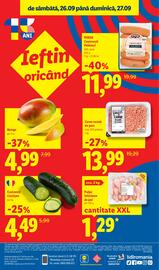 Catalog Lidl săptămâna 39 Pagină 96: Carne tocată de porc €13,99, Pulpe inferioare de pui €1,29