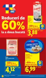 Catalog Lidl săptămâna 39 Pagină 10: Pilos Lapte de consum UHT €3,88, PIKOK Salam Sandwich feliat €4,12