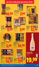 Catalog Lidl săptămâna 39 Pagină 23: SOL&MAR Bruschete €7,99, SOL&MAR Madlene umplute cu cremă de cacao €14,99