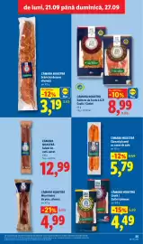 Catalog Lidl săptămâna 39 Pagină 25: CÂMARA NOASTRĂ Ceafă / Cotlet țărănesc €4,49, CĂMARA NOASTRĂ Salam de vară, uscat €12,99