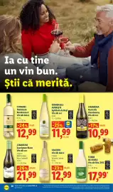 Catalog Lidl săptămâna 39 Pagină 26: Cotnari Tămâioasă Românească Vin alb dulce €12,99, Viajero Vin alb dulce €12,99