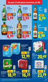 Catalog Lidl săptămâna 39 Pagină 31: CARAIMAN Bere blondă €8,69, AZUGA Bere nepasteurizată €6,99