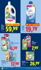 Catalog Lidl săptămâna 39 Pagină 36: AJAX Soluție pentru geamuri €6,59, AJAX Soluție pentru pardoseli €7,99