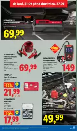 Catalog Lidl săptămâna 39 Pagină 45: ULTIMATE SPEED Tester baterie auto €149,00, ULTIMATE SPEED Becuri auto €17,99