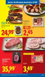 Catalog Lidl săptămâna 39 Pagină 57: Porchetta €3,49, Mix grill de porc €2,45