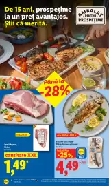 Catalog Lidl săptămâna 39 Pagină 6: Spată de porc fără os €1,49, Fresh Fish Today Biban de mare eviscerat €4,49