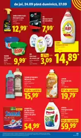 Catalog Lidl săptămâna 39 Pagină 63: Persil Detergent lichid €59,99, SANO FORTE PLUS Detergent spray €12,99