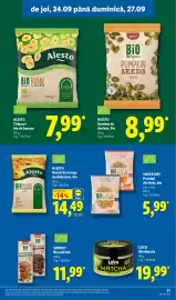 Catalog Lidl săptămâna 39 Pagină 71: Sondey Biscuiți bio €11,99, Alesto Bucăți de mango deshidratate, bio €14,49