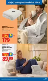 Catalog Lidl săptămâna 39 Pagină 87: Sensiplast Pătură electrică cu încălzire €179,00