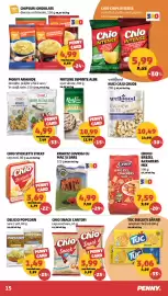 Catalog Penny săptămâna 38 Pagină 15: DELICIO POPCORN €1,49, CHIO CHIPS Intense €5,99