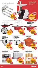 Catalog Penny săptămâna 38 Pagină 23: VICTRONIC MASINĂ DE TOCAT ELECTRICĂ €99,99, GRUNBERG STRECURĂTOARE INOX 24 cm €9,99