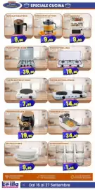 Volantino Punto Shopping Megastore Pagina 10: Piastra elettrica 2 fuoco €14,90, Piano cottura a gas 3 fuochi €19,90