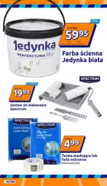 Action gazetka tydzień 38 Strona 12: Zestaw do malowania Spectrum €19,99, Farba ścienna Jedynka Perfekcyjna Plus biała €59,95