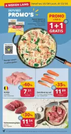Bon Ap folder Pagina 6: Zalmforel op vel €11,89, Konijn €7,31