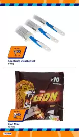Action folder week 38 Pagina 12: Spectrum kwastenset €1,99, Lion Mini €2,69