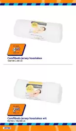 Action folder week 38 Pagina 14: Comfibeds jersey hoeslaken €4,95, Comfibeds jersey hoeslaken wit €2,95