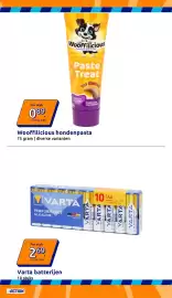 Action folder week 38 Pagina 7: Varta batterijen €2,69, Wooffilicious hondenpasta €0,89