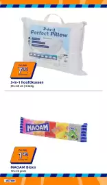 Action folder week 38 Pagina 8: 3-in-1 hoofdkussen €7,95, Maoam bloxx €1,49