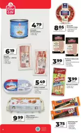 Odido gazetka Strona 4: Parówki Sokoliki €3,99, Kiełbasa Balcerzak - plastry €3,99