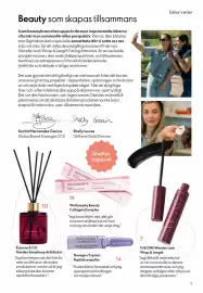 Oriflame reklamblad Sida 3: Essense & Co. Garden Symphony doftstickor €131,00, Novage+ Express Peptide ampuller