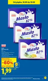 Lidl gazetka Strona 11: Masto ekstra 82% Pilos €1,99