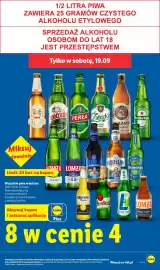 Lidl gazetka Strona 13: Piwo €4,00