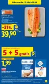 Lidl gazetka Strona 19: Pstrąg tęczowy filet ze skórą Targ Rybny Lidla €39,90