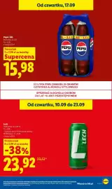 Lidl gazetka Strona 31: Napój gazowany Pepsi XXL 2-pak €15,98, Ośmiosztuk Lech €23,92