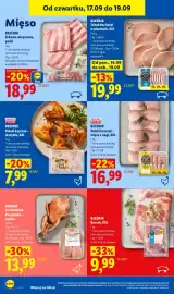 Lidl gazetka Strona 56: Boczek wędzony w plastrach parzony XXL Pikok €4,99, Parówki drobiowe XXL Pikok €7,99