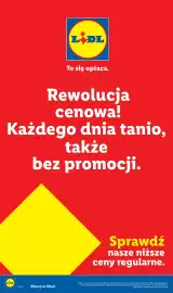 Lidl gazetka tydzień 38 Strona 1: LiDL To się opłaca. Rewolucja cenowa! Każdego dnia tanio, także bez promocji. LIDL R 38/26