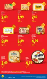 Lidl gazetka tydzień 38 Strona 16: Margaryna Wyśmienita €3,49, Margaryna Delma €4,79