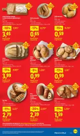 Lidl gazetka tydzień 38 Strona 3: Pain au chocolate, ciastko z czekoladą €2,39, Chleb na maślance €3,99