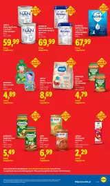 Lidl gazetka tydzień 38 Strona 31: Bebilon Profutura €69,99, Mleko OptiProPlus €59,99