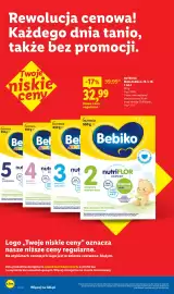 Lidl gazetka tydzień 38 Strona 6: Rewolucja cenowa! Każdego dnia tanio, także bez promocji. Twoje niskie ceny NUTRICIA -17%