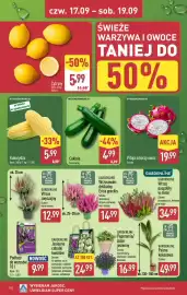ALDI gazetka Strona 10: Cukinia €4,99, Pitaja smoczy owoc €19,99