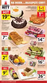 Intermarche gazetka tydzień 38 Strona 26: Strucla jabłkowa Oskroba €7,99, Ciasto leśny mech Kraina Wypieków €16,99
