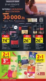 Intermarche gazetka tydzień 38 Strona 28: Kawa mielona Davidoff €26,99, Kawa ziarnista Davidoff Crema Intense €74,99