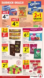 Intermarche gazetka tydzień 38 Strona 31: Budyń Delecta €1,12, Karmelki O la la! €2,99